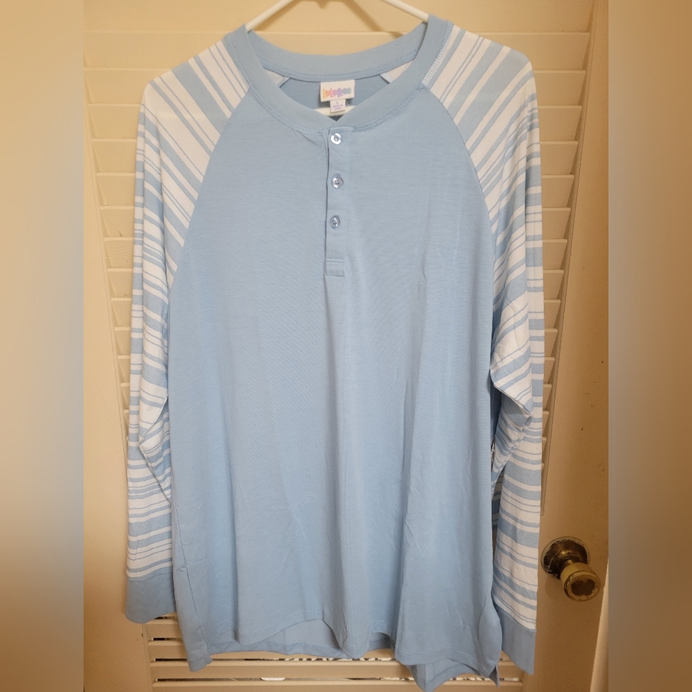 Lularoe Mark. Henley style Large